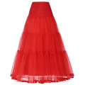 Grace Karin Women&#39;s Retro Dress Underkirt Robe vintage rouge crinoline Petticoat CL010421-4